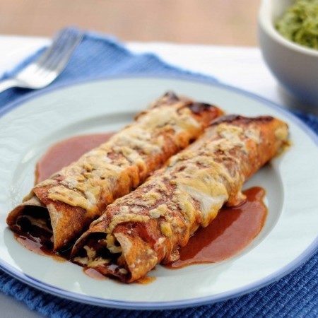 Sweet Potato Vegan Enchiladas